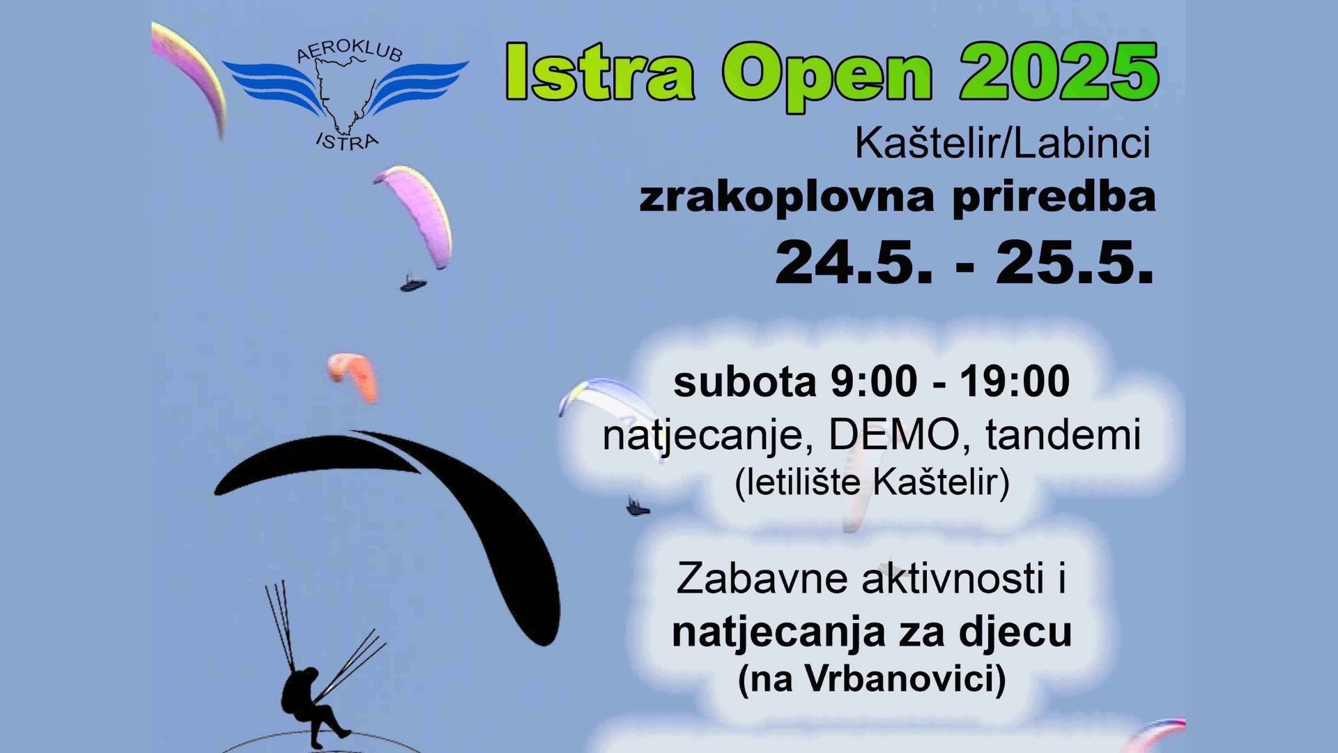Istra Open 2025. – zrakoplovna priredba u Kašteliru i Labincima!