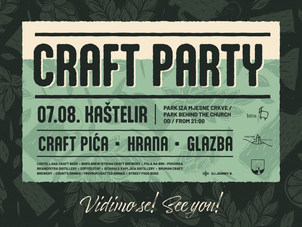 Craft Party Kaštelir – večer vrhunskih okusa i dobre zabave