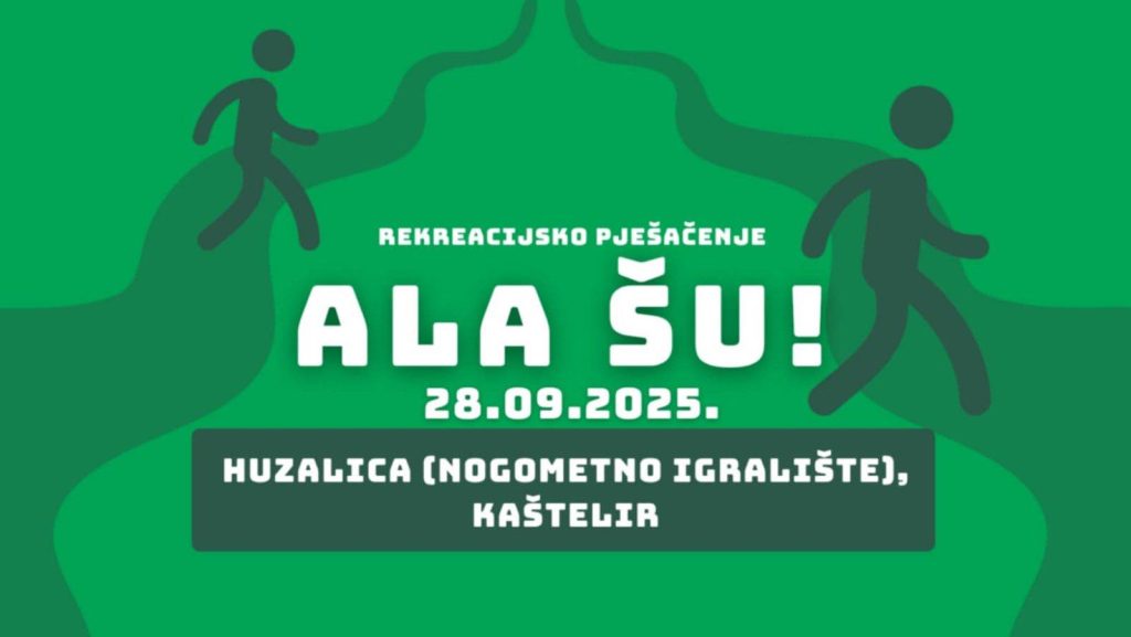 Rekreativno pješačenje ALA ŠU! – 28. rujna 2025.
