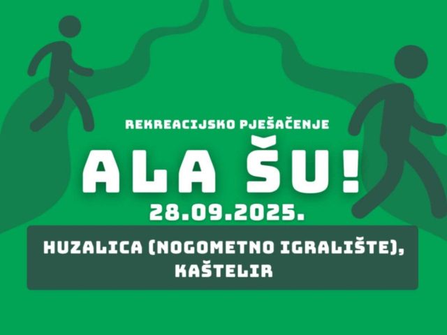 Rekreativno pješačenje ALA ŠU! – 28. rujna 2025.