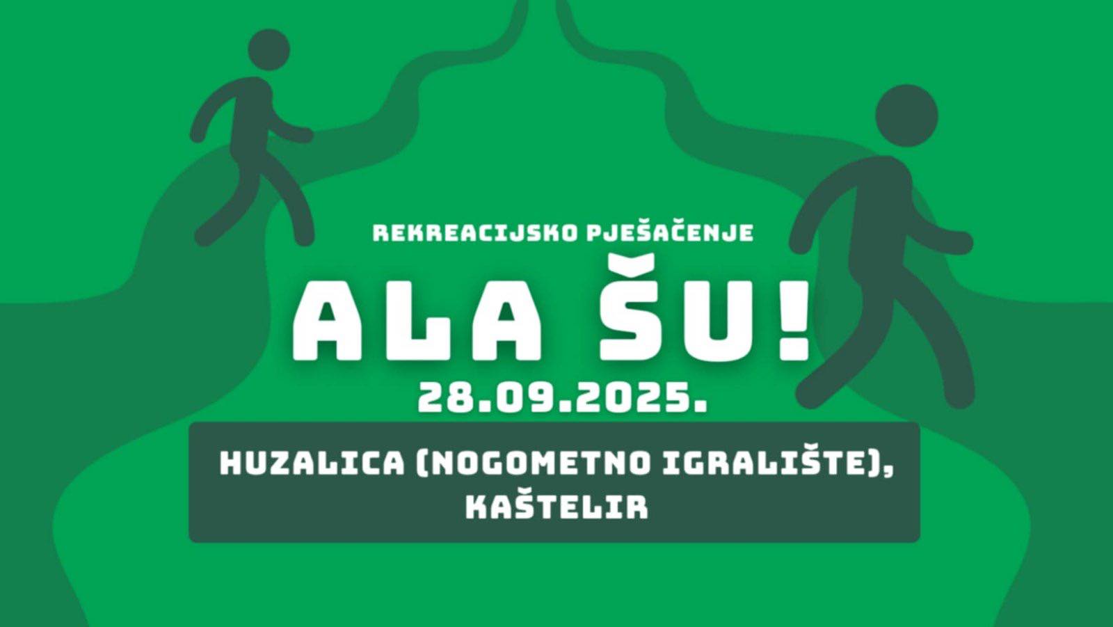 Rekreativno pješačenje ALA ŠU! – 28. rujna 2025.